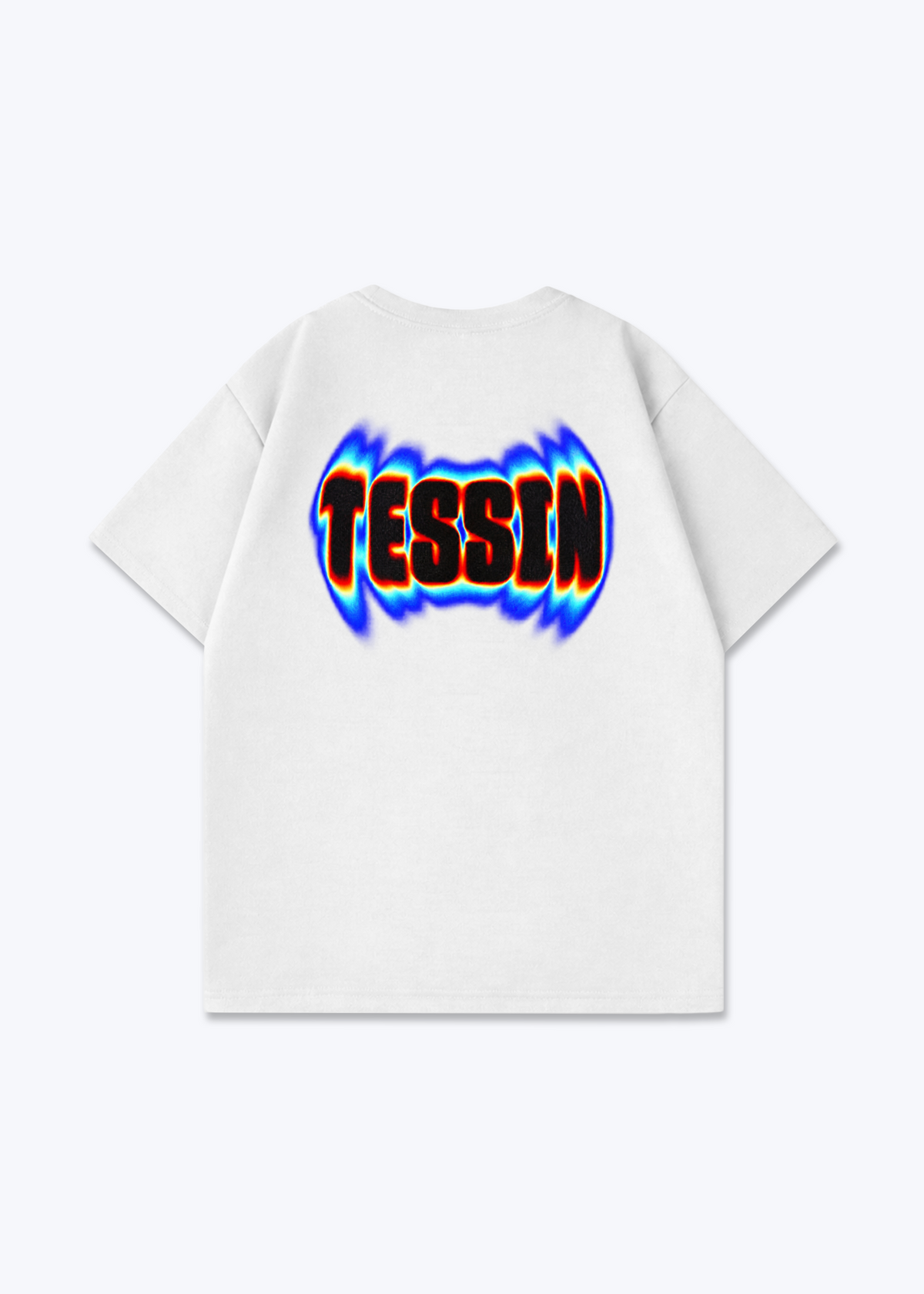 Tessin Neon Oversized T-Shirt - White Back (Designed)
