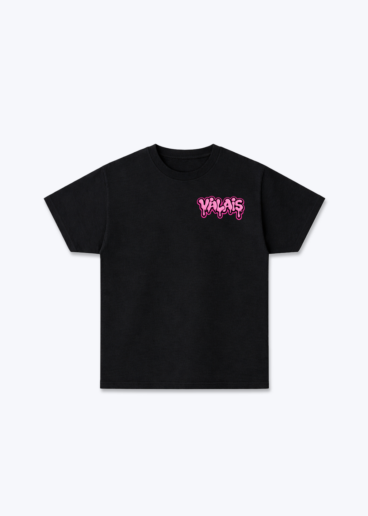 Wallis Gummy Basic T-Shirt - Black Front (Designed)