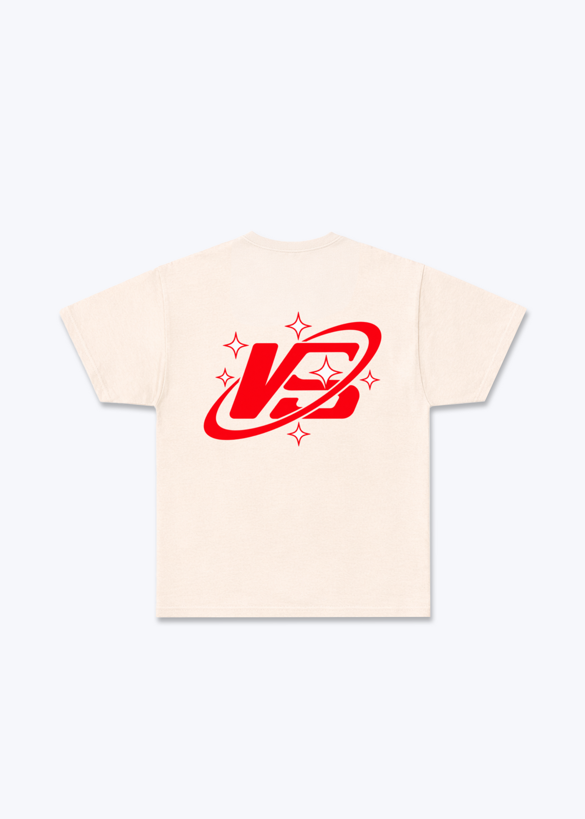Wallis VS Basic T-Shirt - Beige Back (Designed)