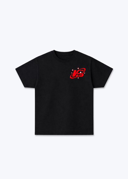 Wallis VS Basic T-Shirt - Black Front (Designed)