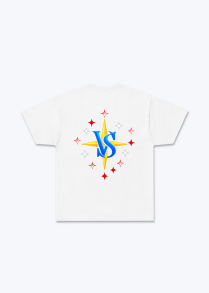 Wallis Stars Basic T-Shirt - White Back (Designed)