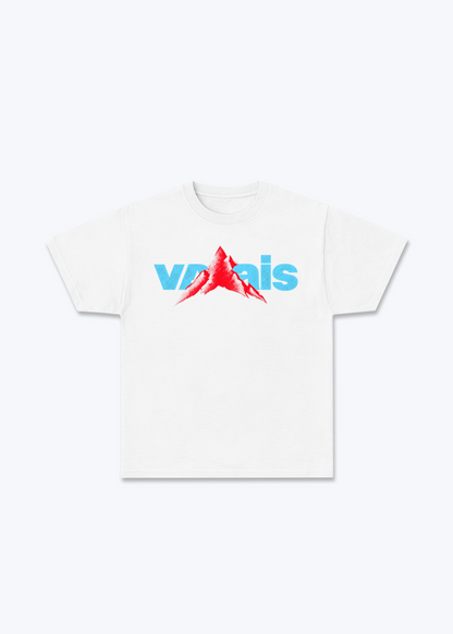 Wallis Mountain Basic T-Shirt - White Front (Designed)