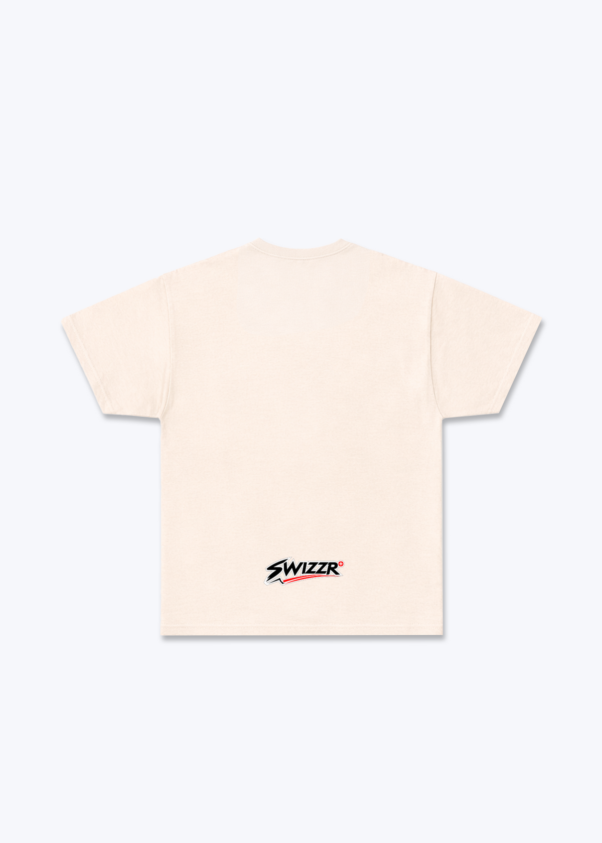 Wallis Mountain Basic T-Shirt - Beige Back (Designed)