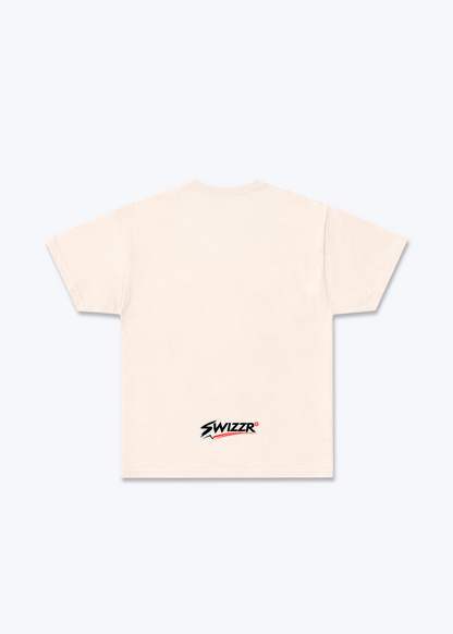 Wallis Mountain Basic T-Shirt - Beige Back (Designed)