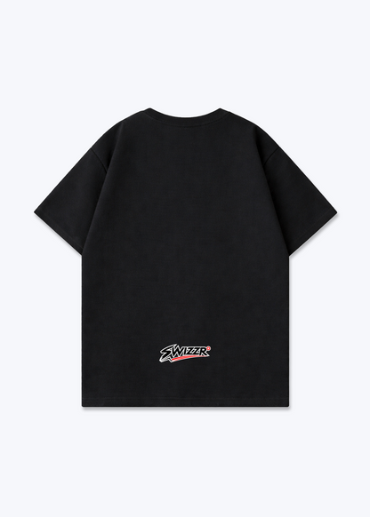 Wallis Mountain Oversized T-Shirt - Black Back (Designed)