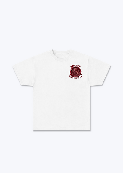 Bern Stamp Basic T-Shirt - White Front (Designed)