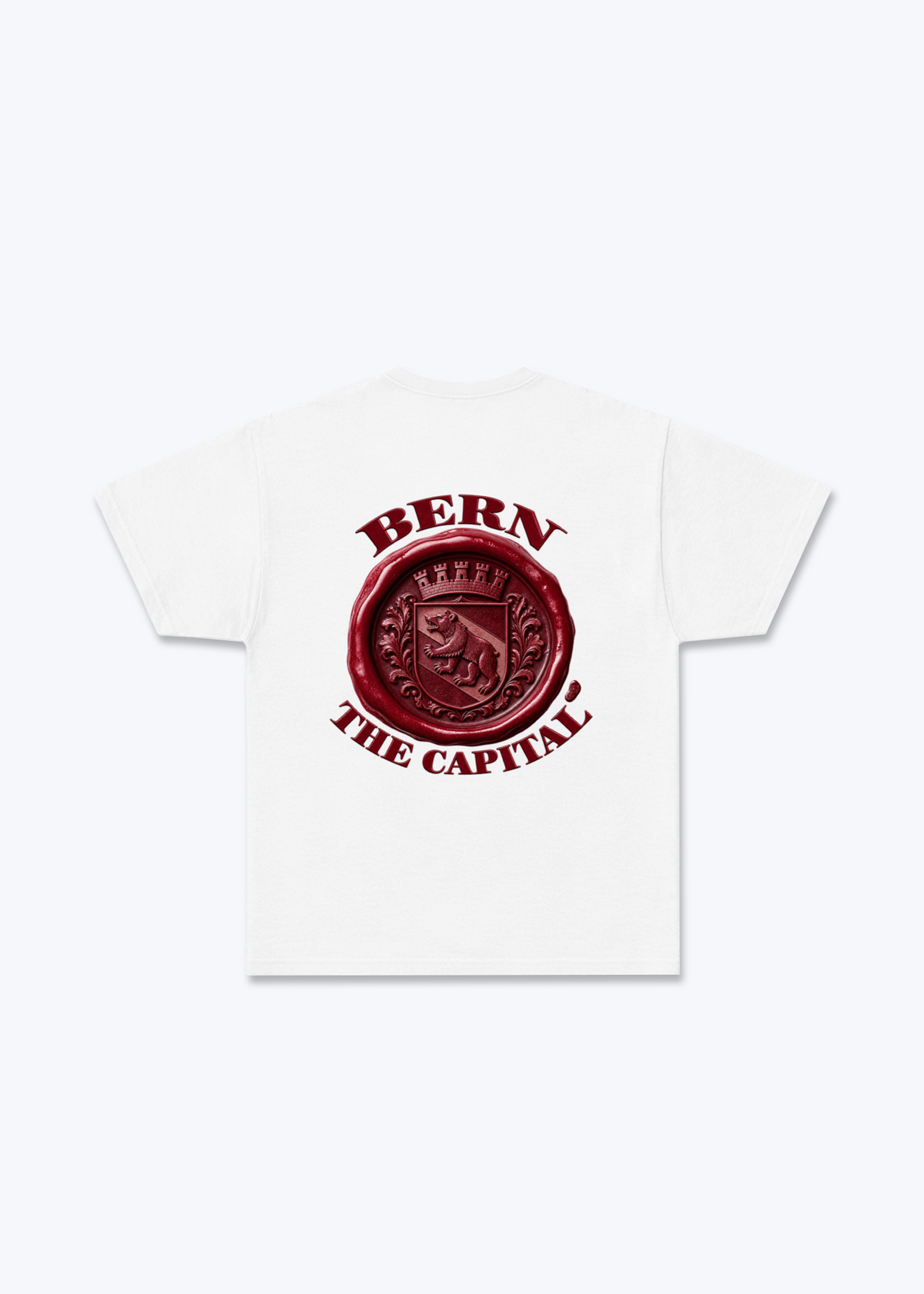 Bern Stamp Basic T-Shirt - White Back (Designed)