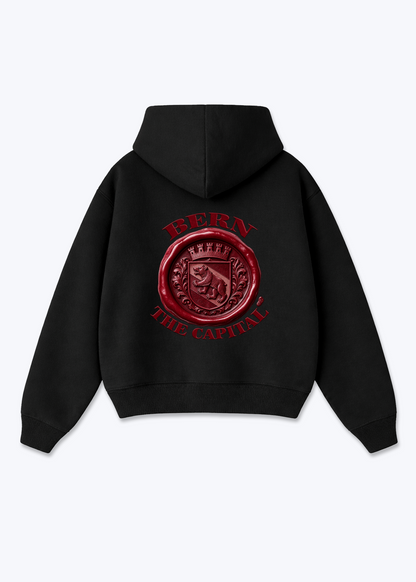 Bern Stamp Oversized Hoodie - Black Back (Designed)
