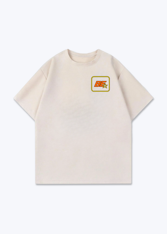 Bern BE Oversized T-Shirt - Beige Front (Designed)