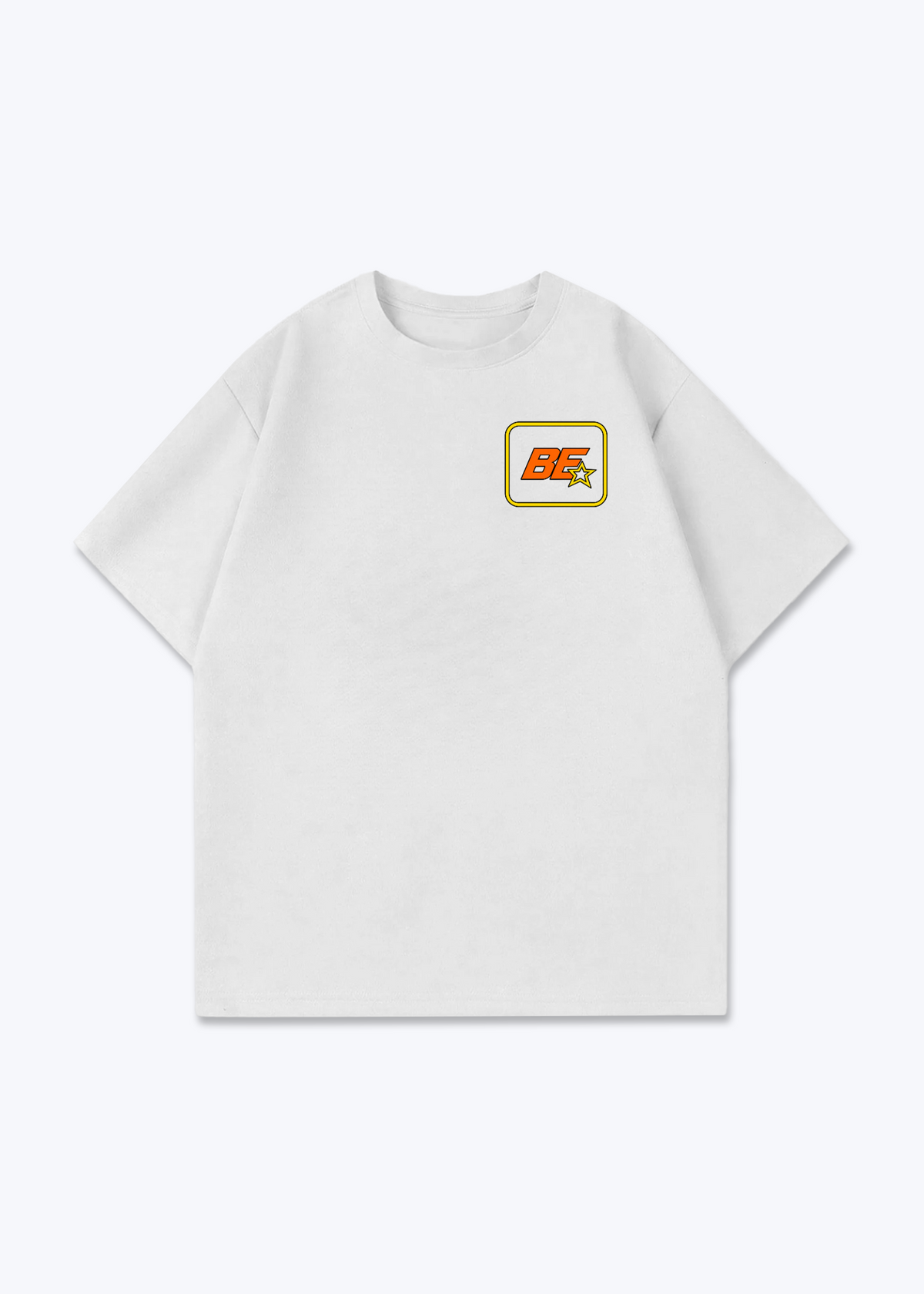 Bern BE Oversized T-Shirt - White Front (Designed)