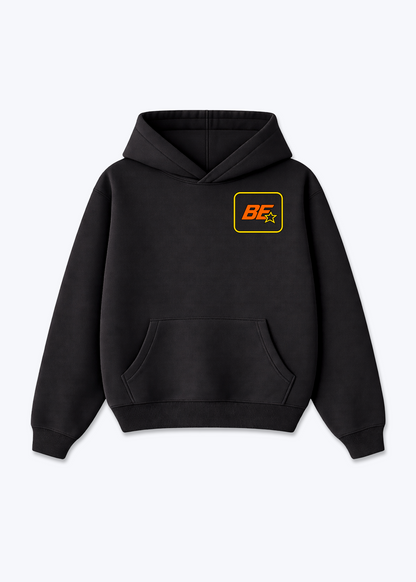 Bern BE Oversized Hoodie - Black Front (Designed)