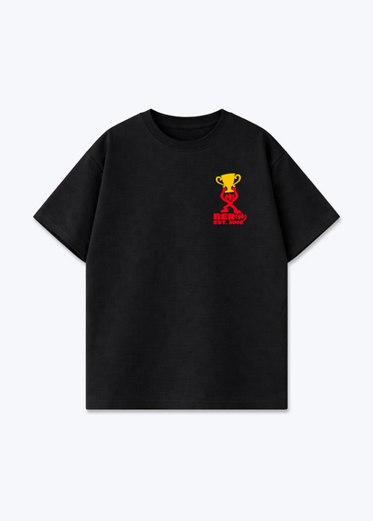 Bern Win Oversized T-Shirt - Black Front (Designed)