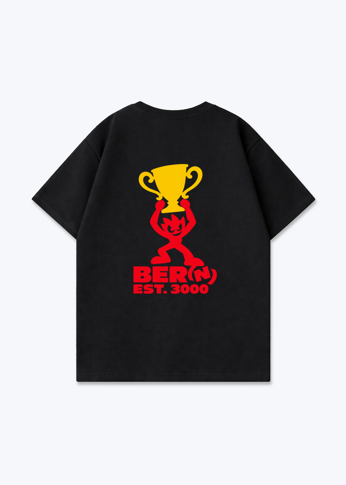 Bern Win Oversized T-Shirt - Black Back (Designed)
