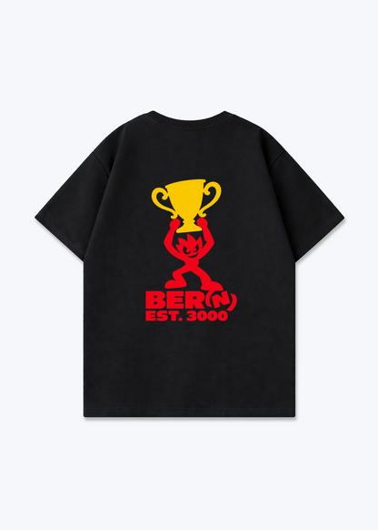 Bern Win Oversized T-Shirt - Black Back (Designed)