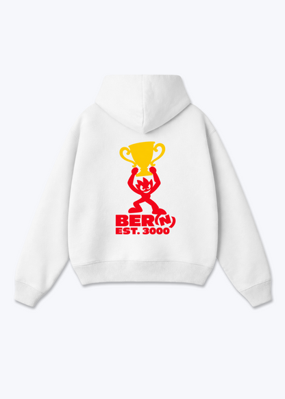 Bern Win Oversized Hoodie - White Back (Designed)