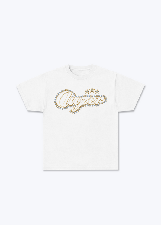 Luzern Diamond Basic T-Shirt - White Front (Designed)