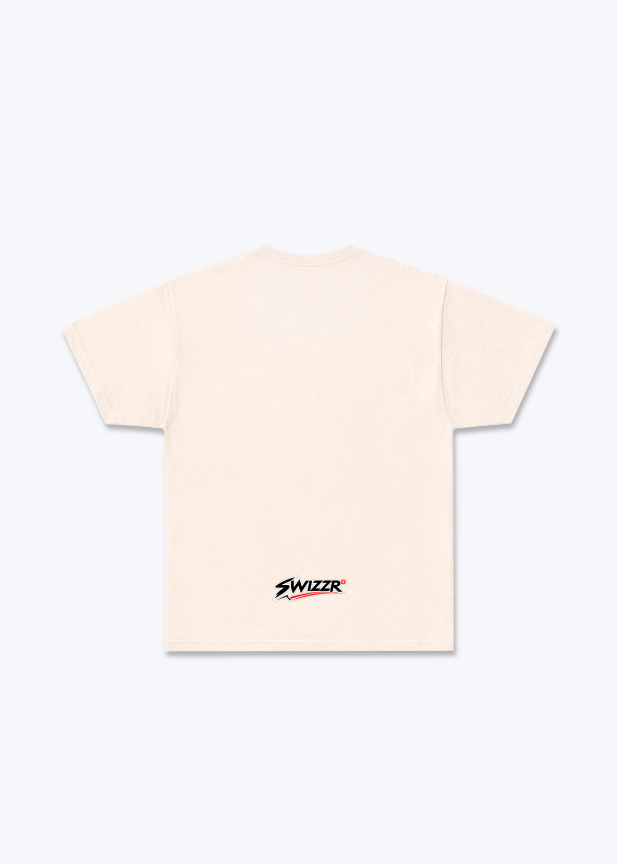 Luzern Diamond Basic T-Shirt - Beige Back (Designed)