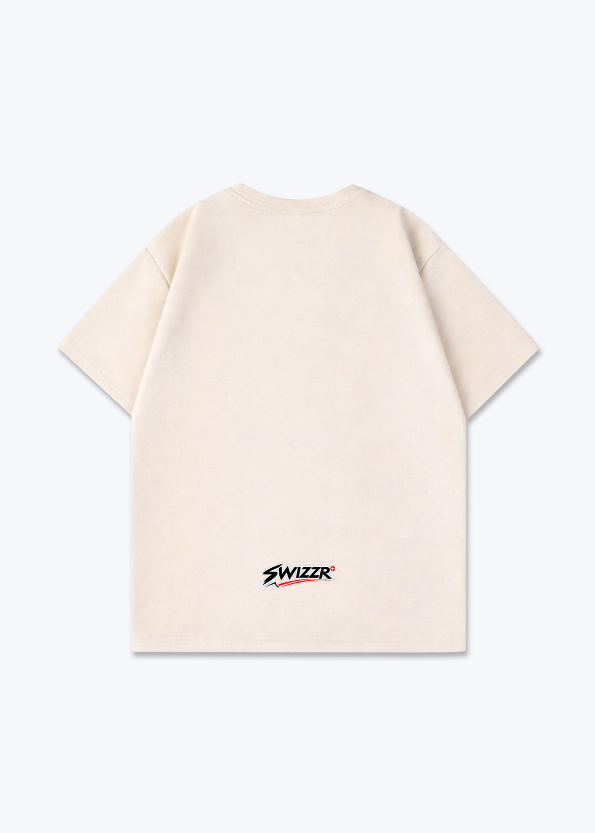 Luzern Diamond Oversized T-Shirt - Beige Back (Designed)