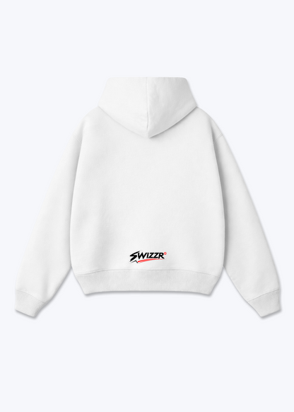 Luzern Diamond Oversized Hoodie - White Back (Designed)