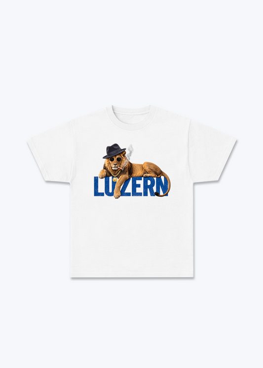 Luzern Patron Basic T-Shirt - White Front (Designed)