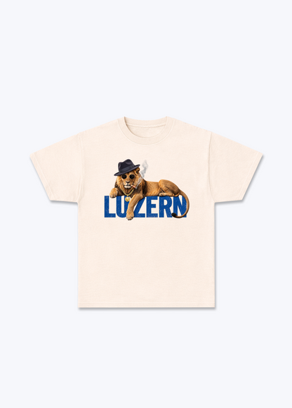 Luzern Patron Basic T-Shirt - Beige Front (Designed)