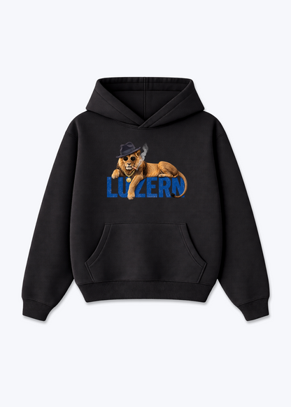 Luzern Patron Oversized Hoodie - Black Front (Designed)
