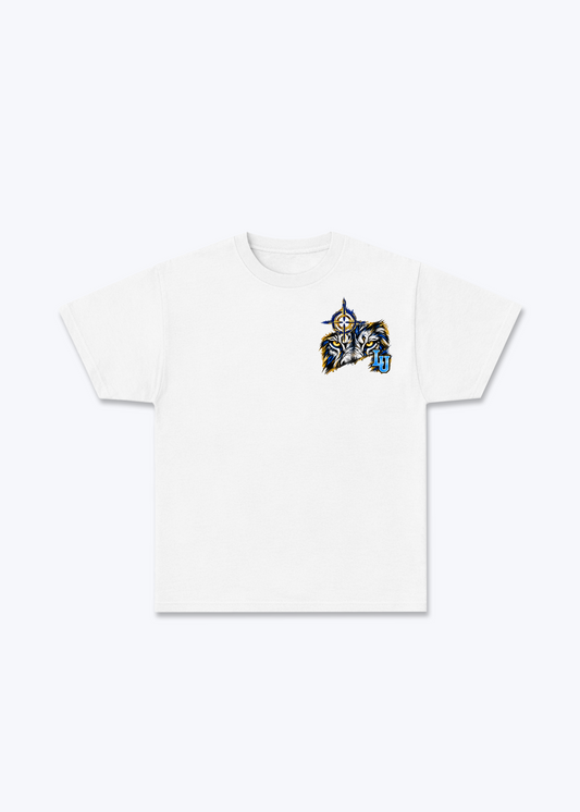 Luzern Aim Basic T-Shirt - White Front (Designed)