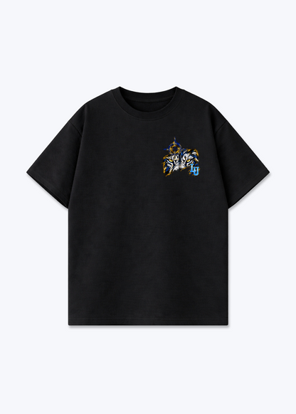 Luzern Aim Oversized T-Shirt - Black Front (Designed)
