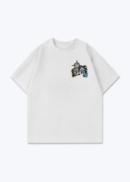 Luzern Aim Oversized T-Shirt - White Front (Designed)