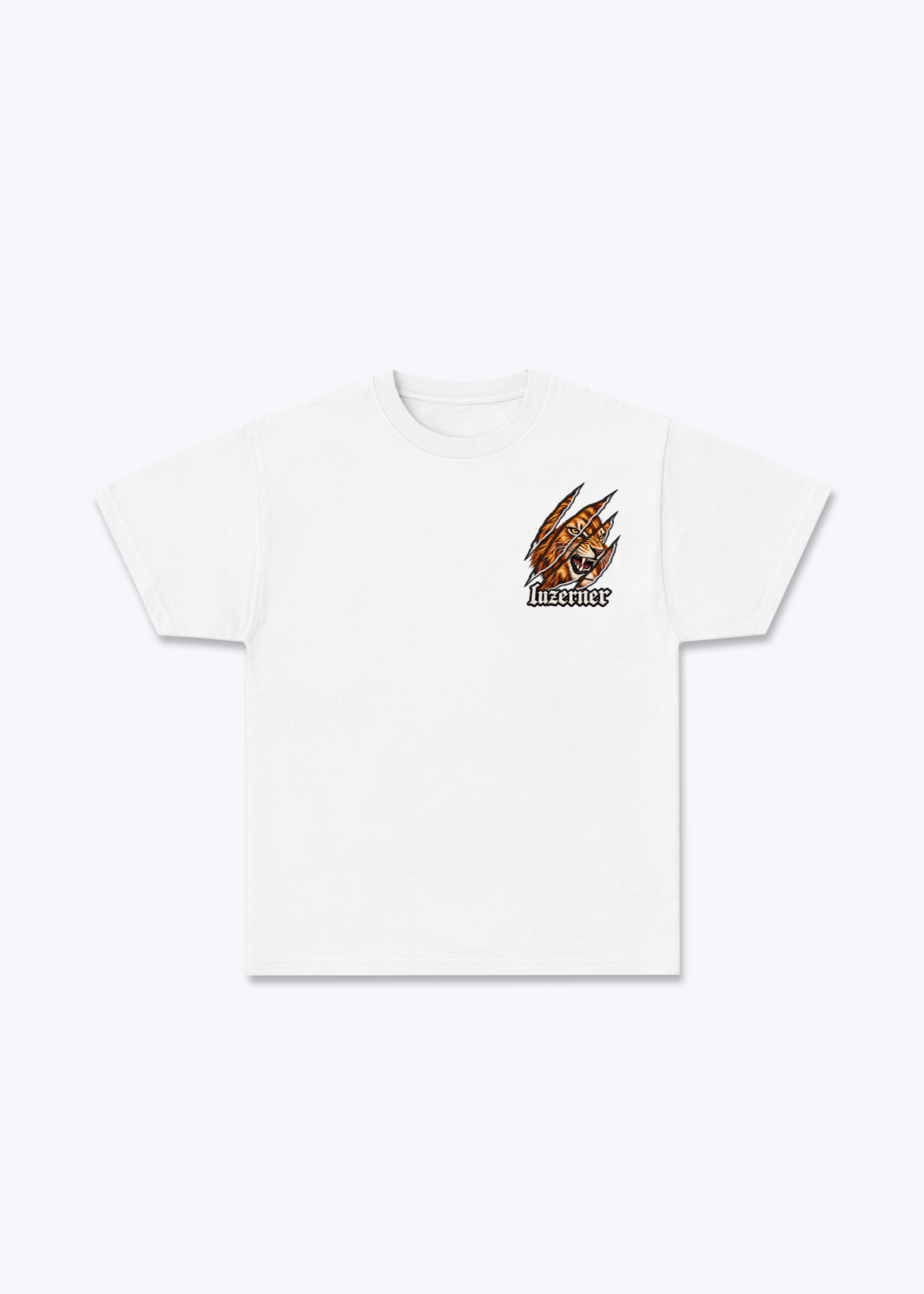 Luzern Luzerner Basic T-Shirt - White Front (Designed)