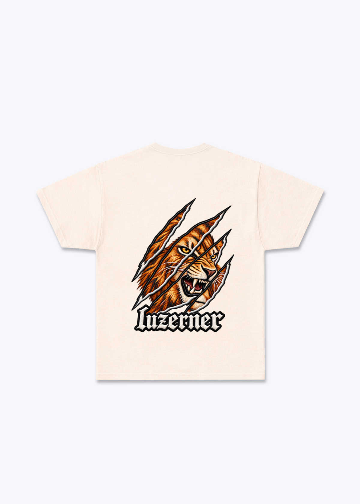 Luzern Luzerner Basic T-Shirt - Beige Back (Designed)