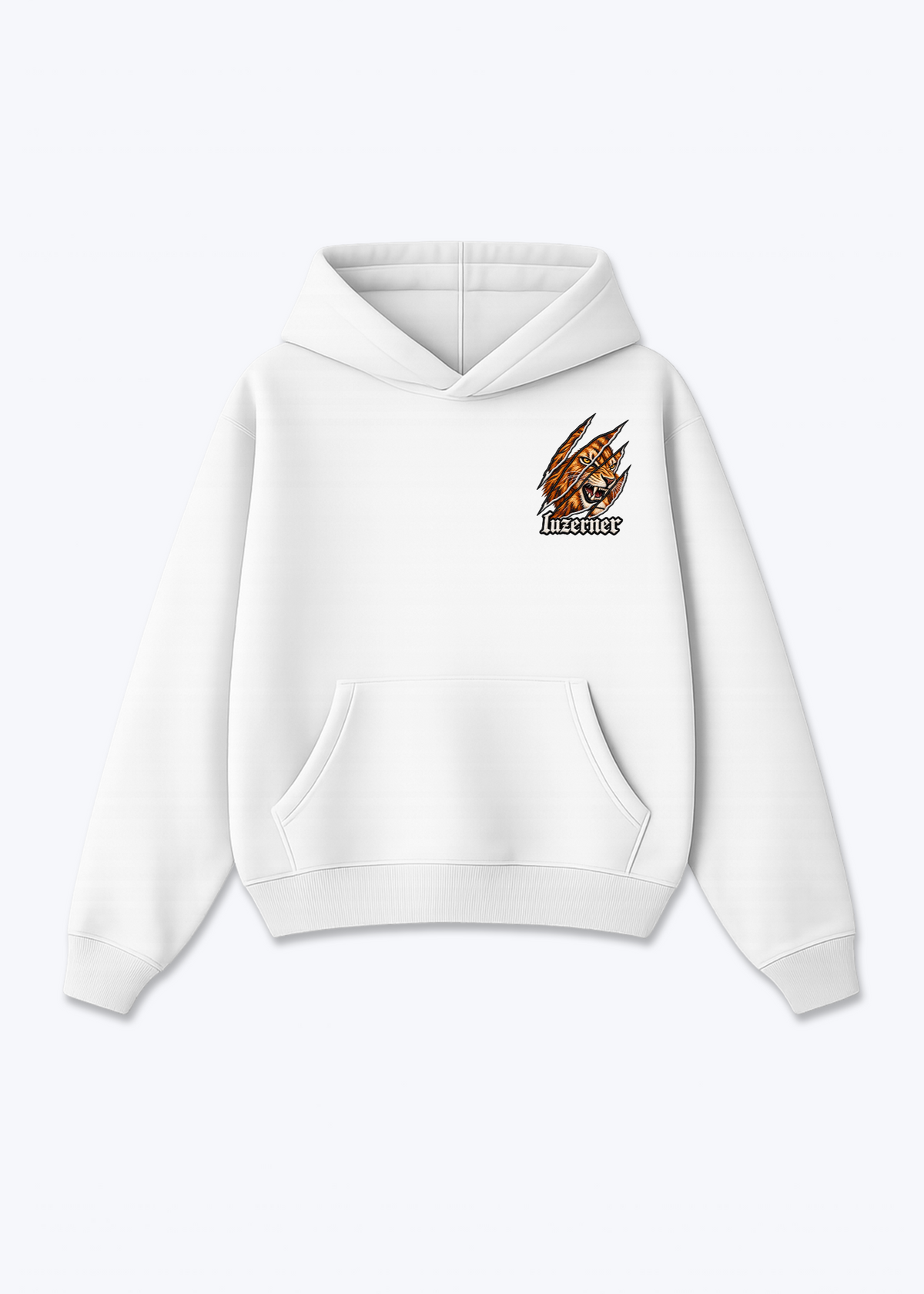 Luzern Luzerner Oversized Hoodie - White Front (Designed)