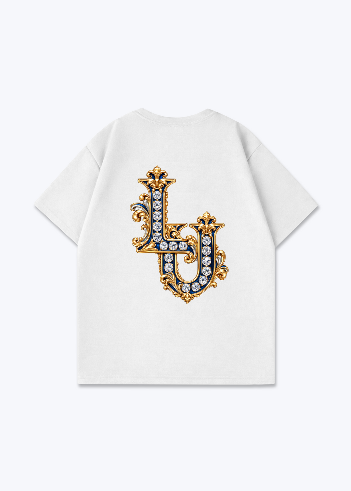 Luzern LU Oversized T-Shirt - White Back (Designed)