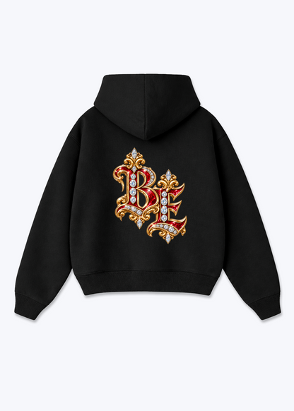 Bern Jewels Oversized Hoodie - Black Back (Designed)