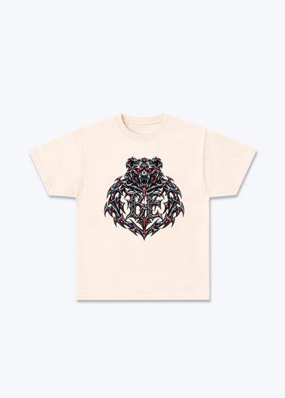 Bern Chrome Basic T-Shirt - Beige Front (Designed)