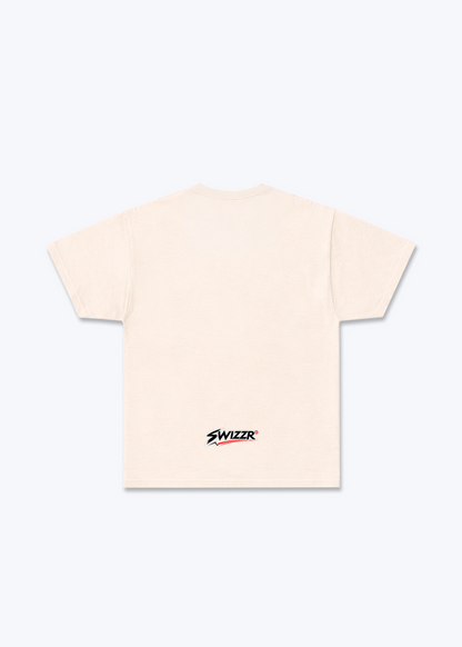 Bern Chrome Basic T-Shirt - Beige Back (Designed)