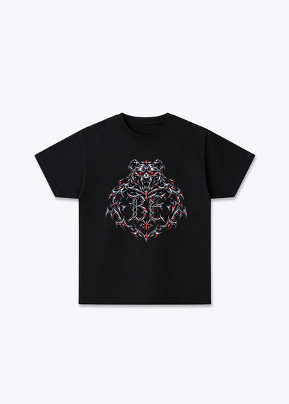 Bern Chrome Basic T-Shirt - Black Front (Designed)