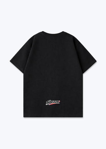 Bern Chrome Oversized T-Shirt - Black Back (Designed)