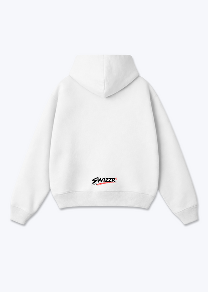 Bern Chrome Oversized Hoodie - White Back (Designed)