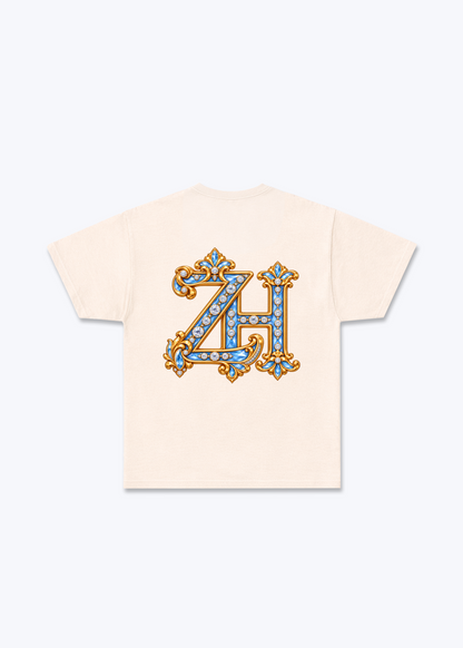 Zürich ZH Basic T-Shirt - Beige Back (Designed)