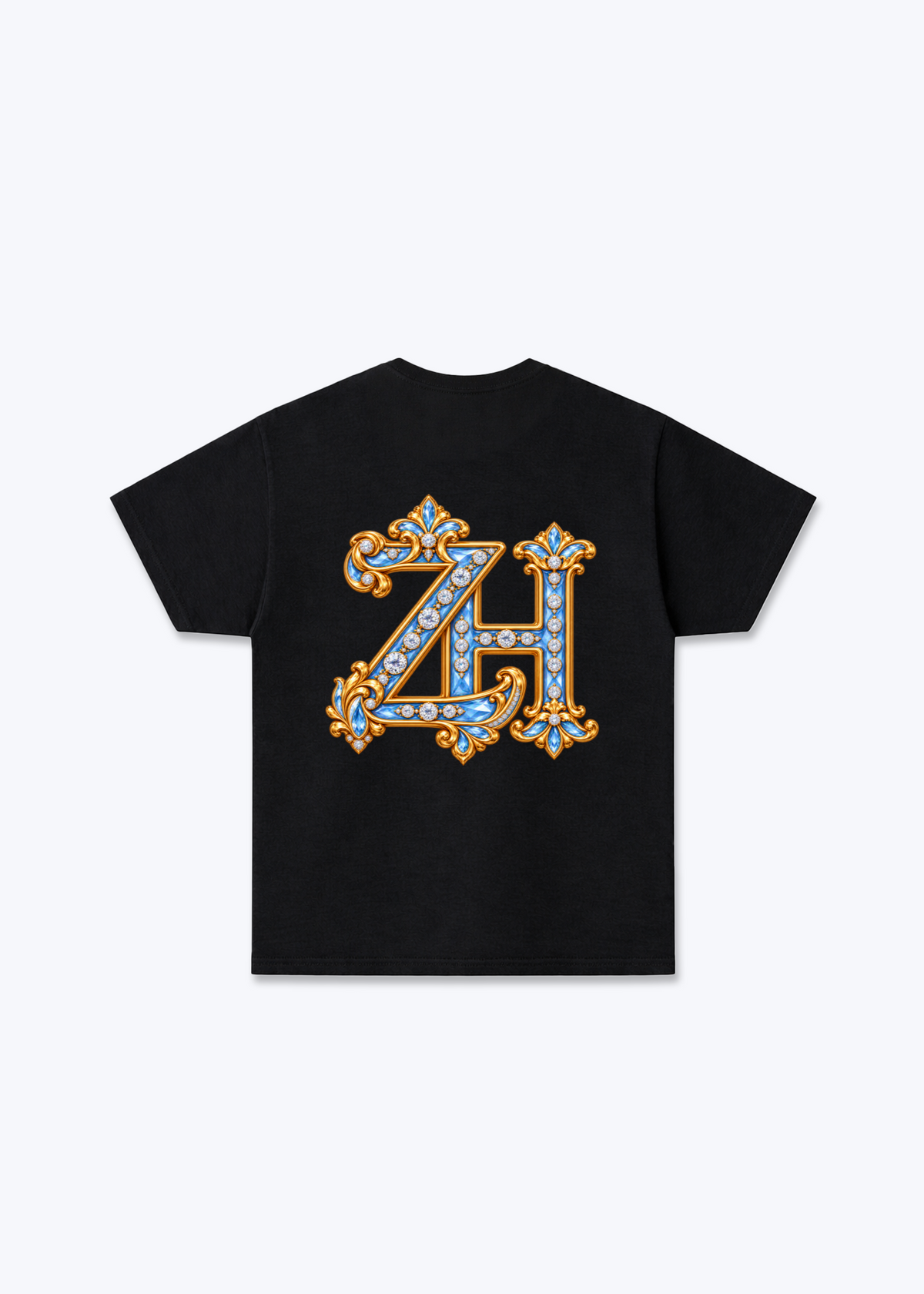 Zürich ZH Basic T-Shirt - Black Back (Designed)