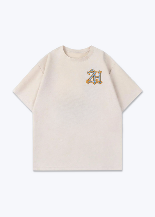 Zürich ZH Oversized T-Shirt - Beige Front (Designed)