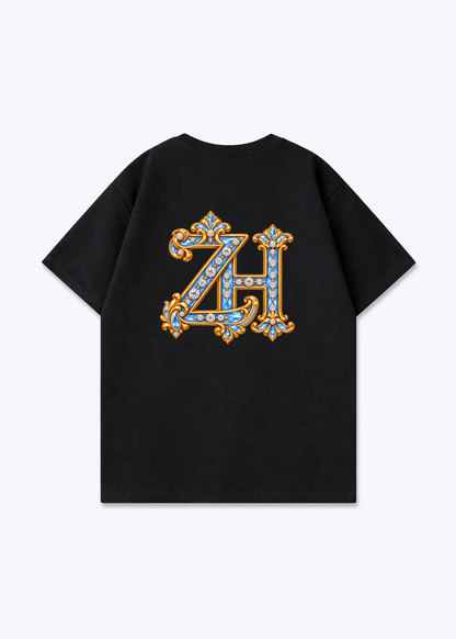 Zürich ZH Oversized T-Shirt - Black Back (Designed)