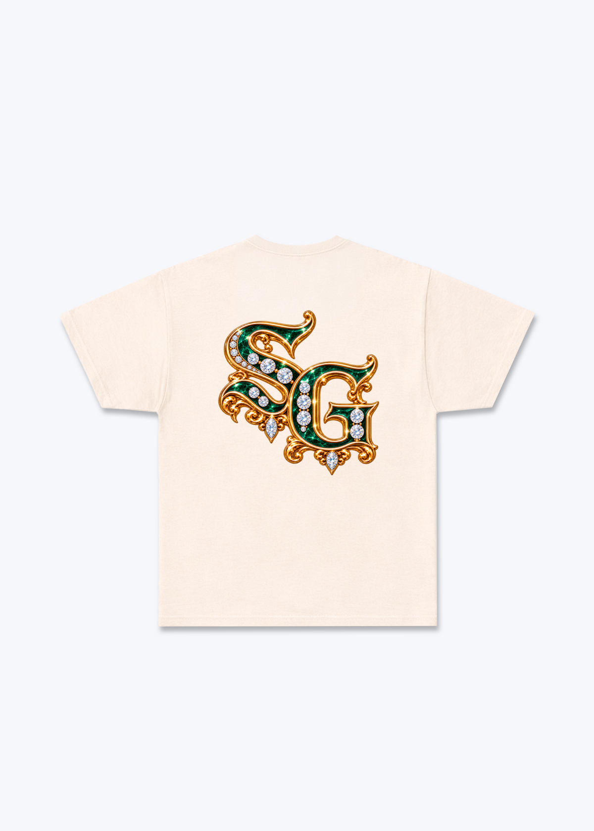 St.Gallen Diamonds Basic T-Shirt - Beige Back (Designed)