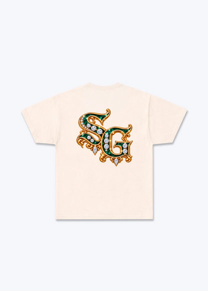 St.Gallen Diamonds Basic T-Shirt - Beige Back (Designed)