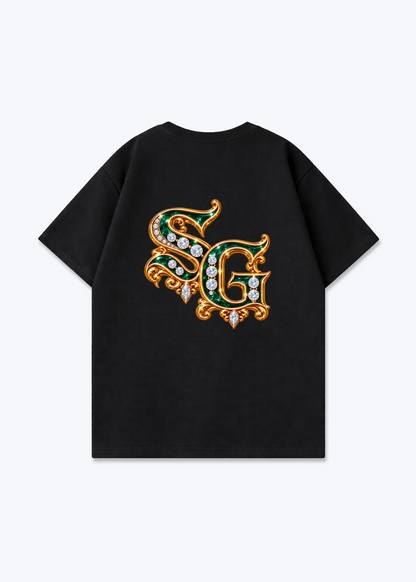 St.Gallen Diamonds Oversized T-Shirt - Black Back (Designed)
