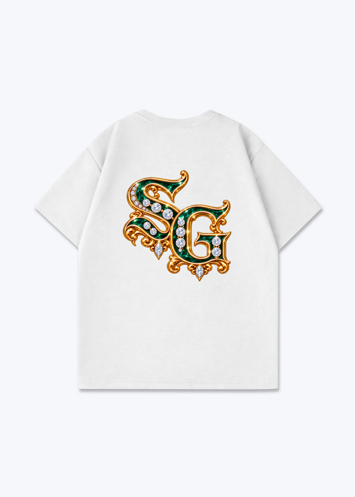 St.Gallen Diamonds Oversized T-Shirt - White Back (Designed)