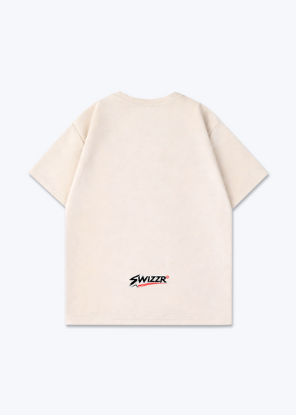 St.Gallen Glow Oversized T-Shirt - Beige Back (Designed)
