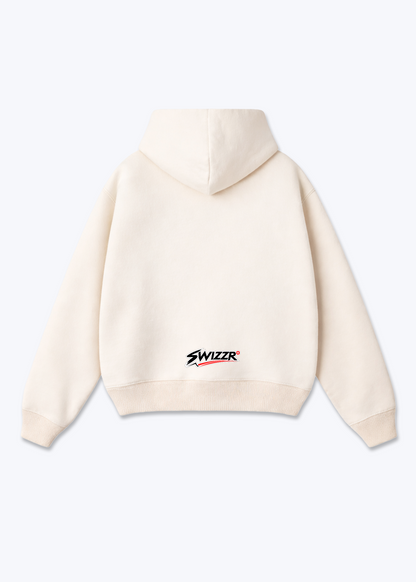 St.Gallen Glow Oversized Hoodie - Beige Back (Designed)