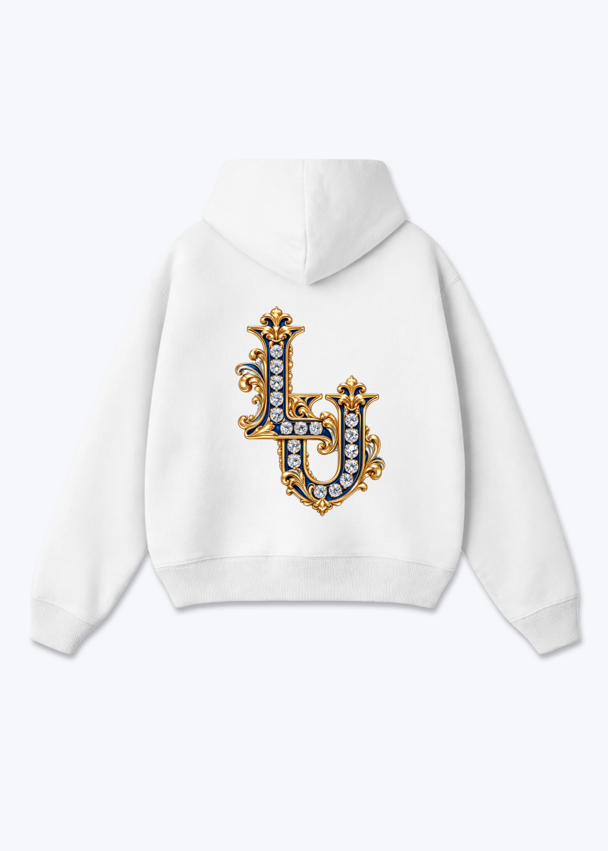 Luzern LU Oversized Hoodie - White Back (Designed)